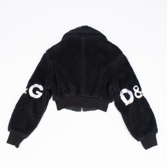 D&G womens black fleece coat - Picture 5 of 5